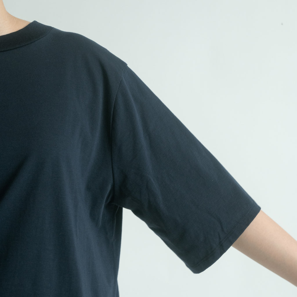 HAND ROOM WOMENS ボトルネックハーフスリーブ Tシャツ
