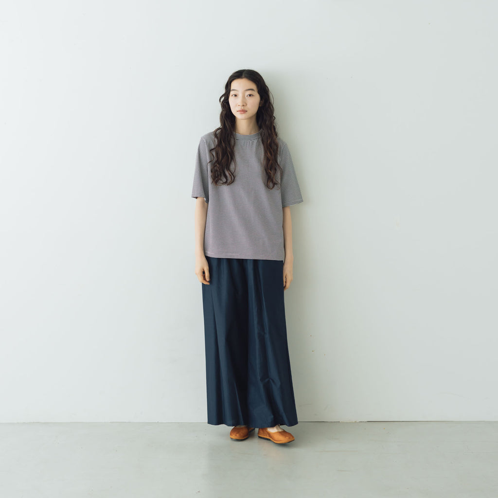 HAND ROOM WOMENS ボトルネックハーフスリーブ Tシャツ