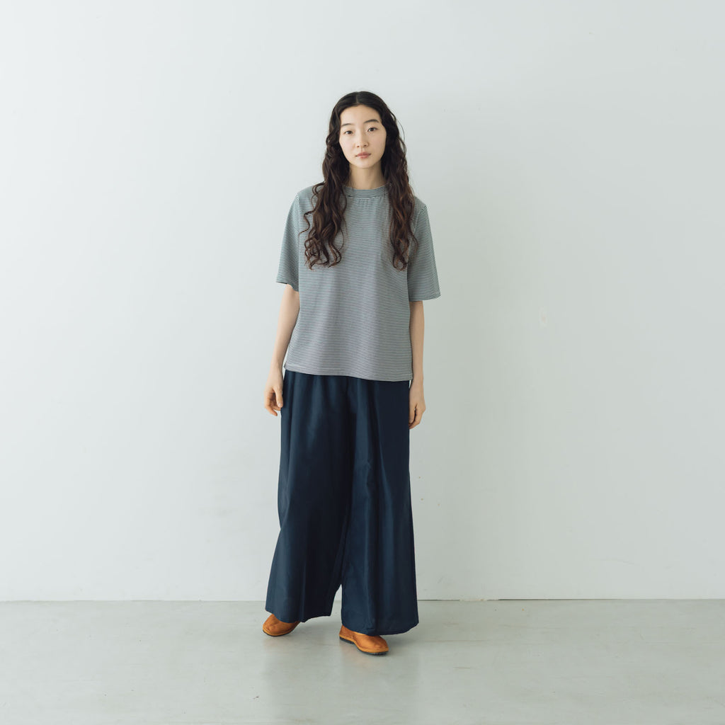 HAND ROOM WOMENS ボトルネックハーフスリーブ Tシャツ