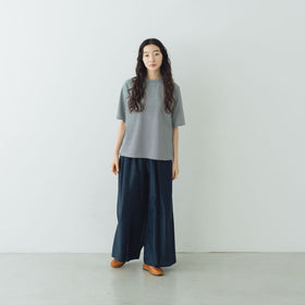 HAND ROOM WOMENS ボトルネックハーフスリーブ Tシャツ