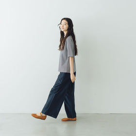 HAND ROOM WOMENS ボトルネックハーフスリーブ Tシャツ