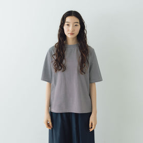 HAND ROOM WOMENS ボトルネックハーフスリーブ Tシャツ