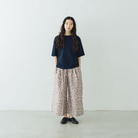 HAND ROOM WOMENS ボトルネックハーフスリーブ Tシャツ