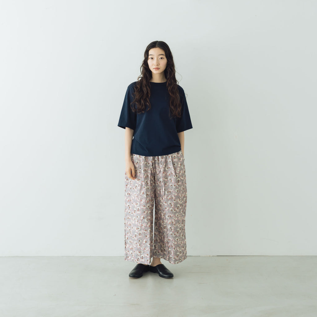 HAND ROOM WOMENS ボトルネックハーフスリーブ Tシャツ