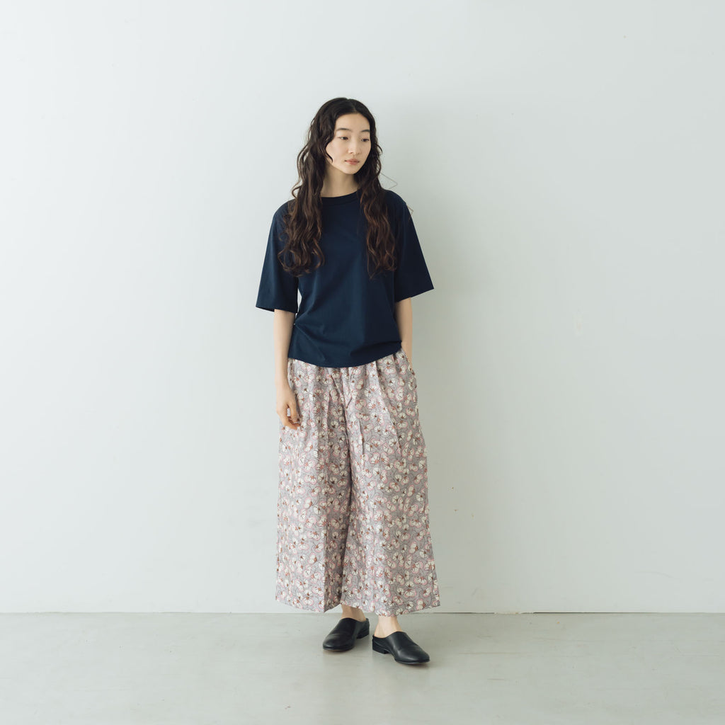 HAND ROOM WOMENS ボトルネックハーフスリーブ Tシャツ