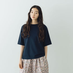HAND ROOM WOMENS ボトルネックハーフスリーブ Tシャツ