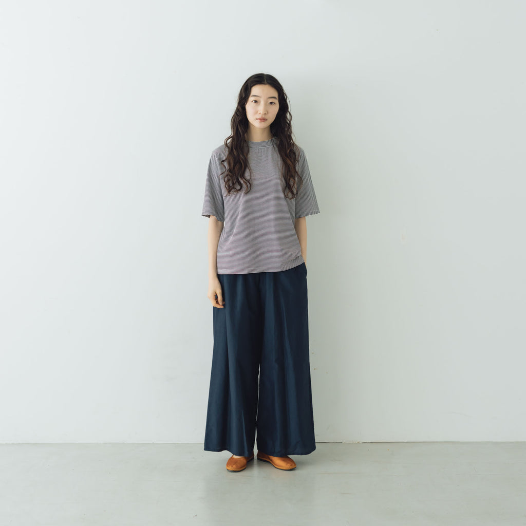 HAND ROOM WOMENS ボトルネックハーフスリーブ Tシャツ