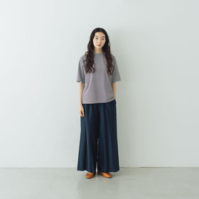 HAND ROOM WOMENS ボトルネックハーフスリーブ Tシャツ