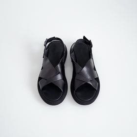 BRADOR レザークロスサンダル