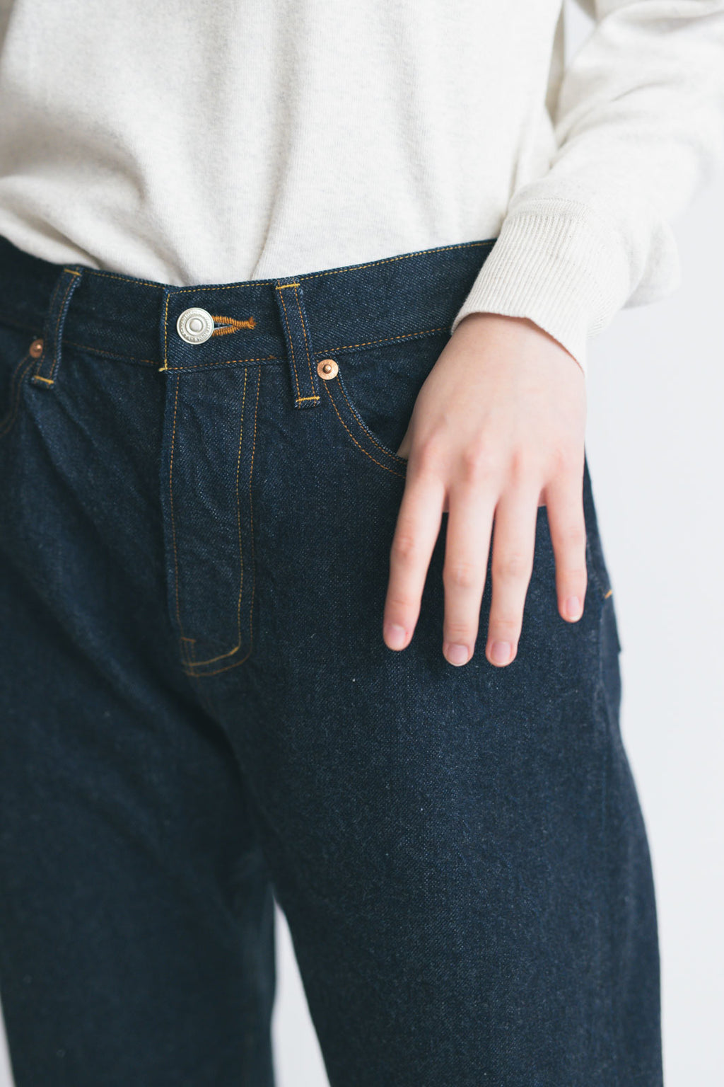 YAECA デニム ワイドテーパード