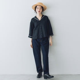 YAECA デニム ワイドテーパード