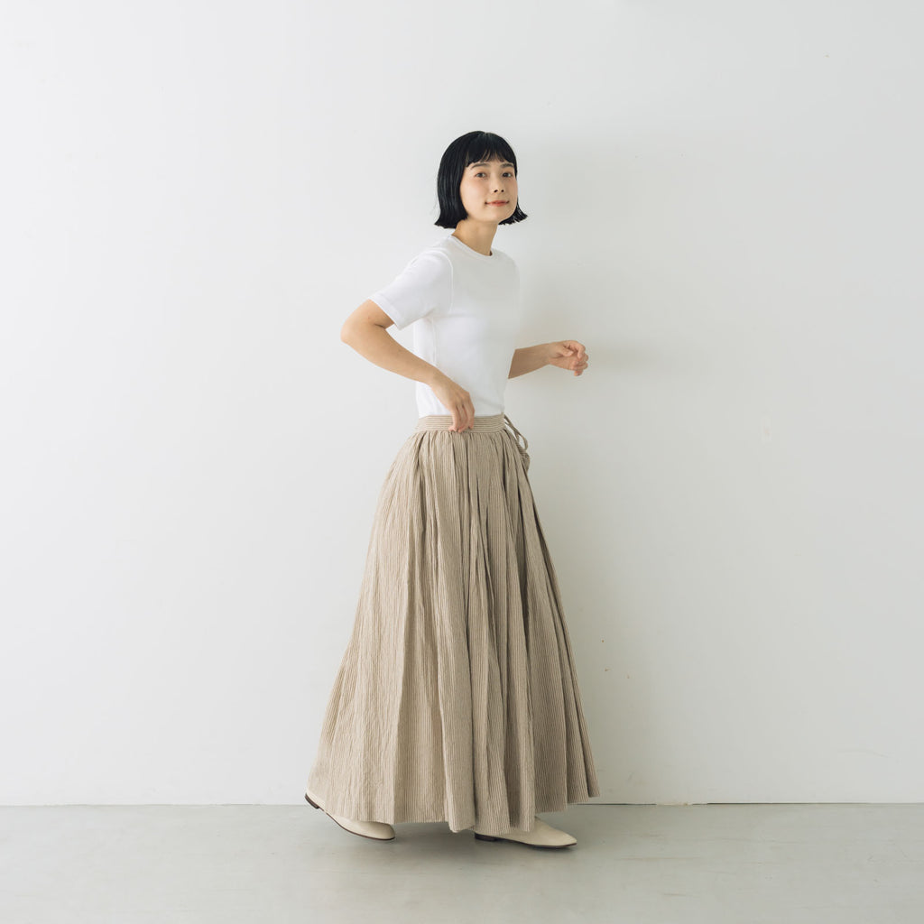 YAECA CANVAS DESIGN ギャザースカート