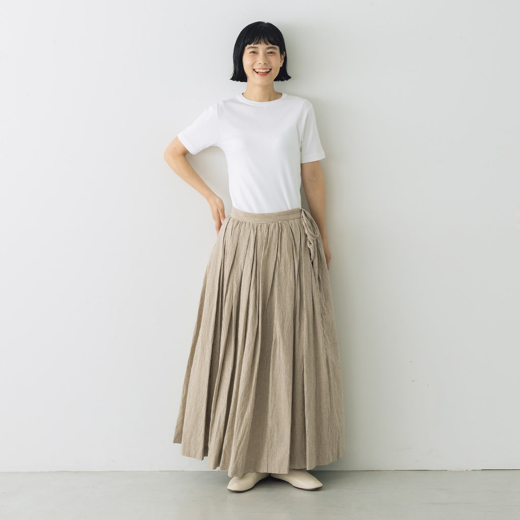 YAECA CANVAS DESIGN ギャザースカート