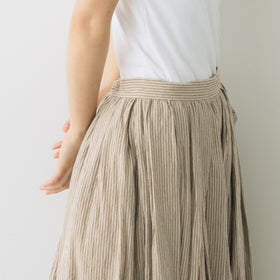 YAECA CANVAS DESIGN ギャザースカート