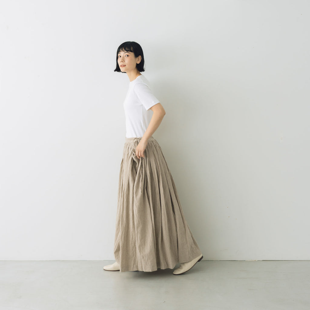 YAECA CANVAS DESIGN ギャザースカート