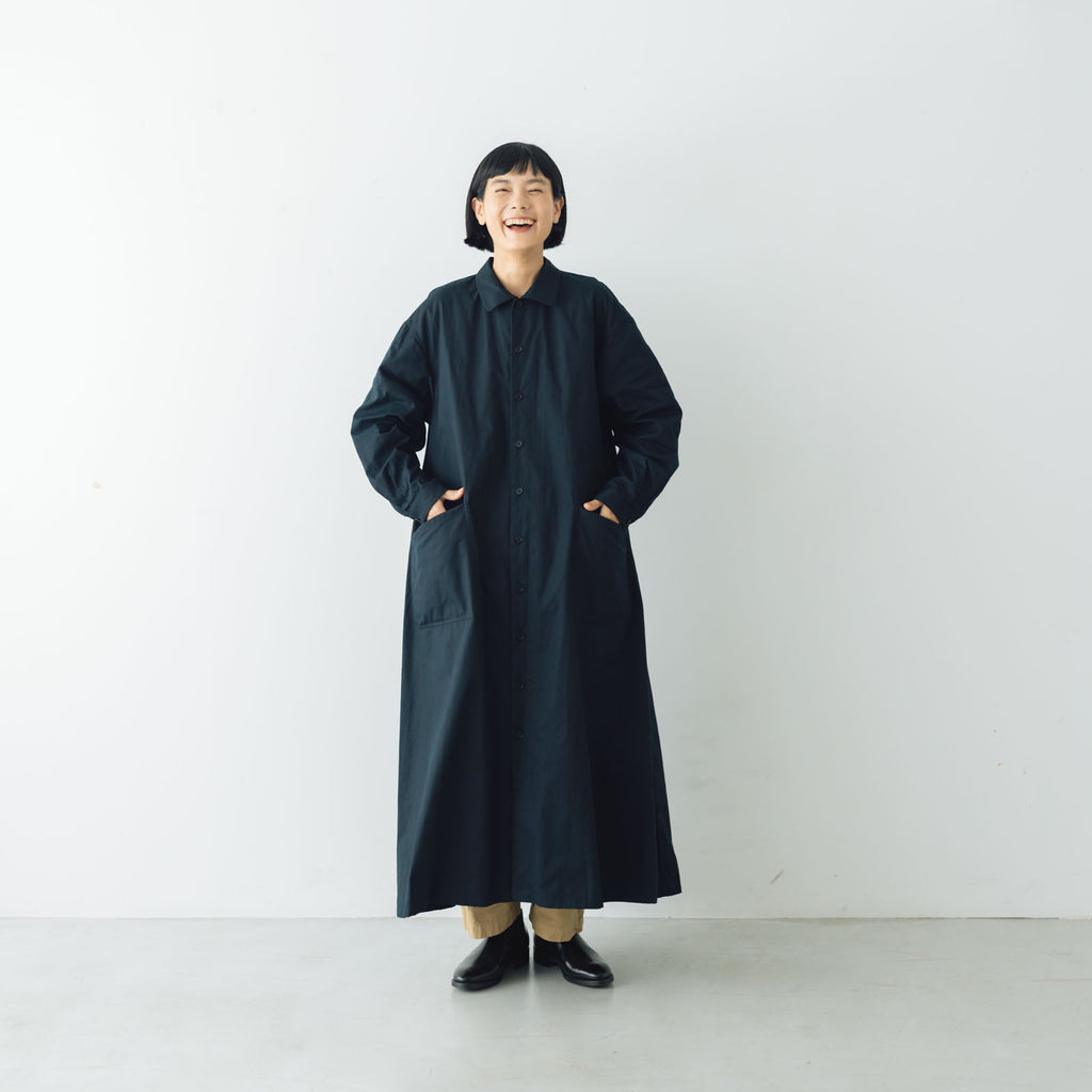 YAECA CANVAS DESIGN ワークシャツドレス