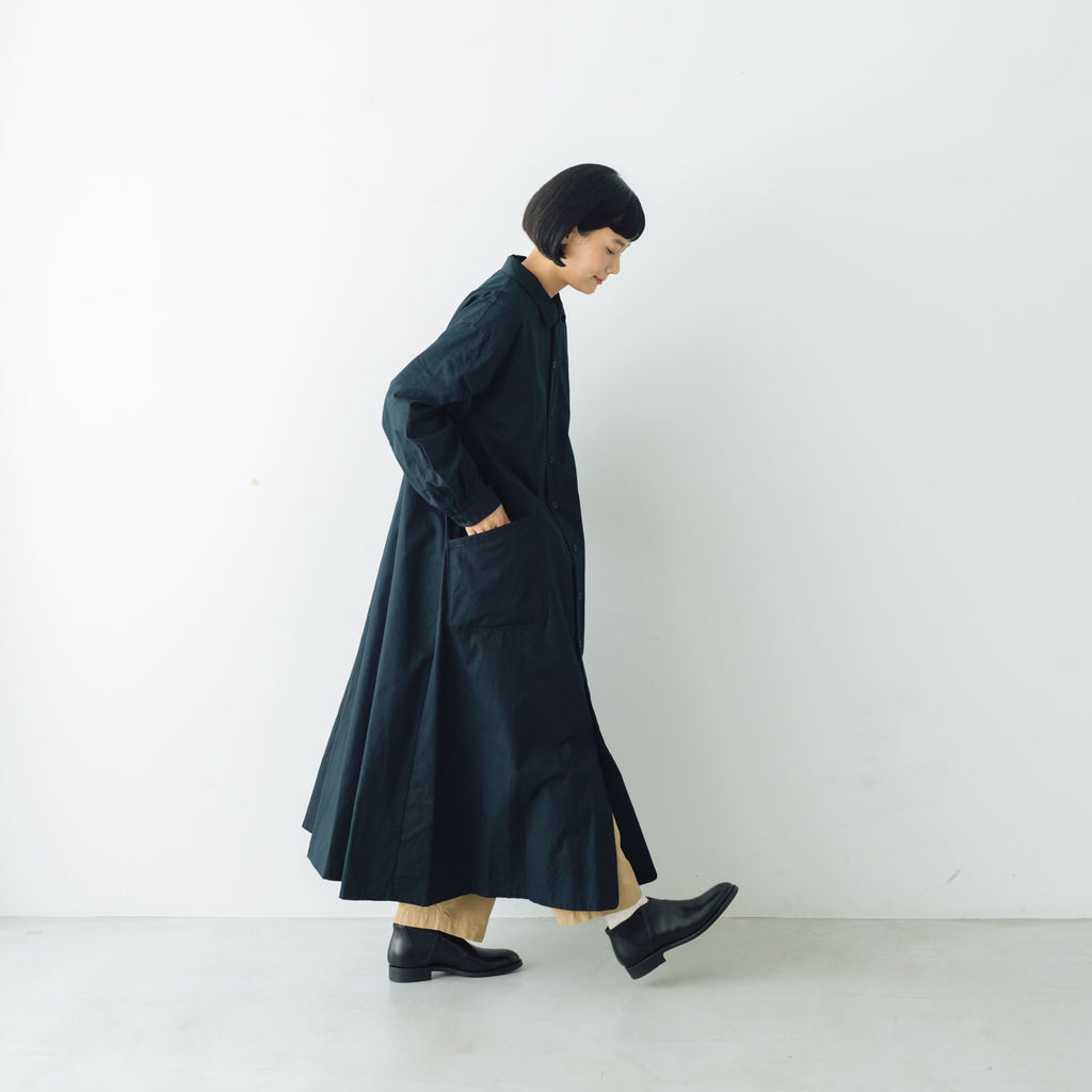 YAECA CANVAS DESIGN ワークシャツドレス