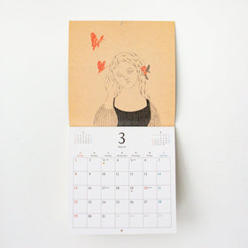 杉本さなえ 壁掛カレンダー Season‘s Calling 2026