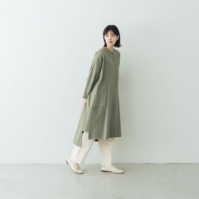 Atelier d’antan Vau カディコットンロングシャツ