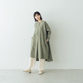 Atelier d’antan Vau カディコットンロングシャツ