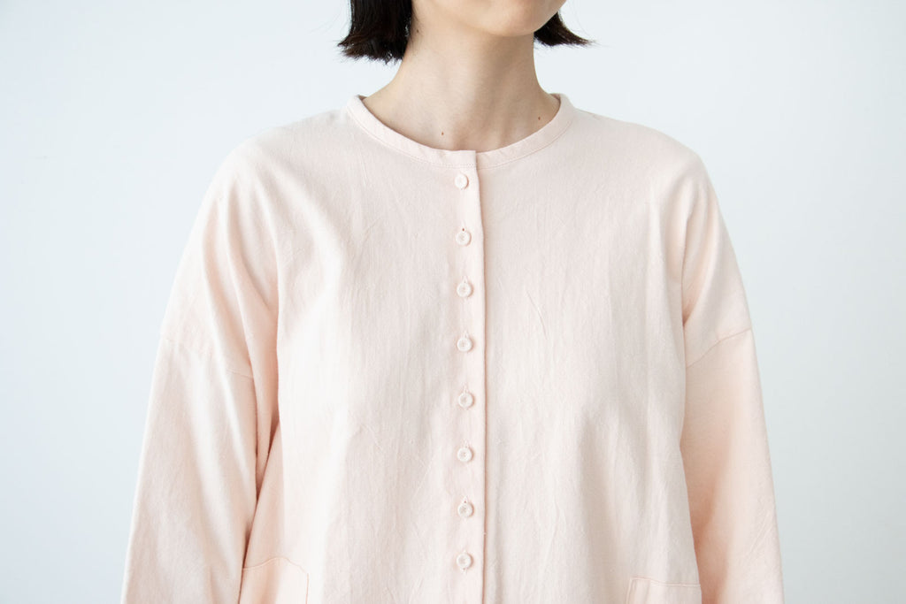 Atelier d’antan Vau カディコットンロングシャツ