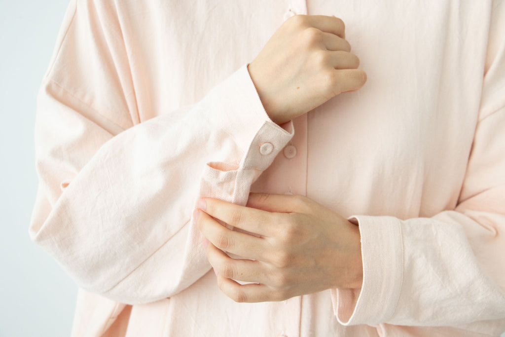 Atelier d’antan Vau カディコットンロングシャツ