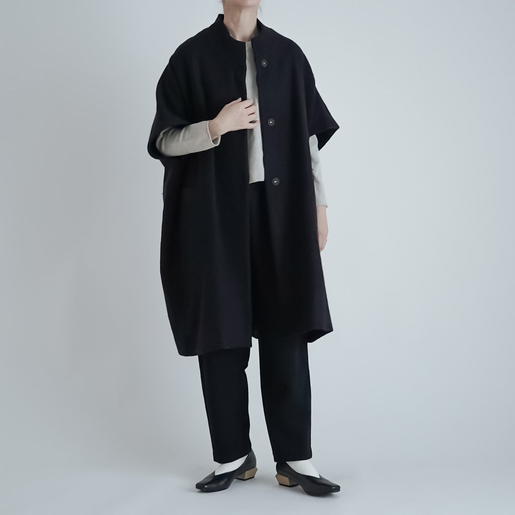 Atelier d’antan Turk ウール ショートスリーブ コート