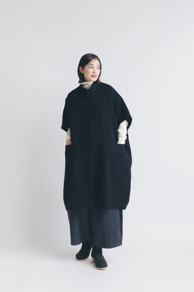 Atelier d’antan Turk ウール ショートスリーブ コート