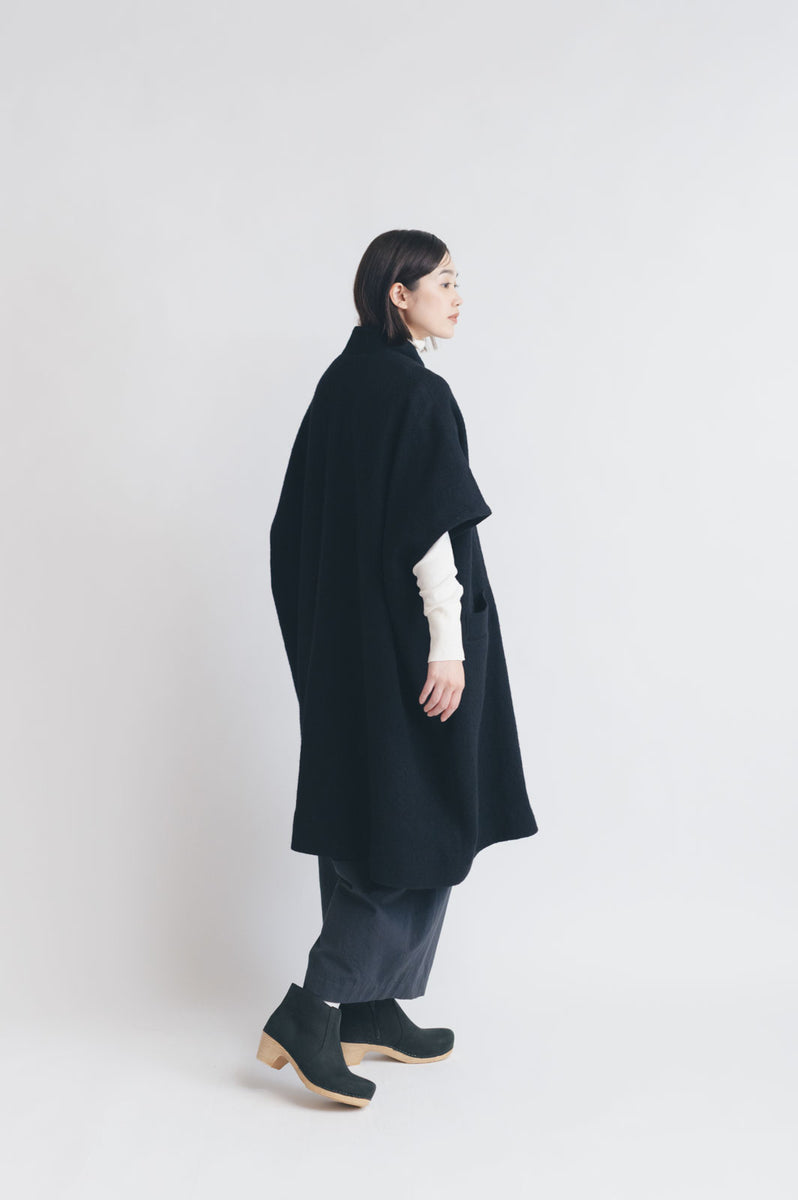 Atelier d'antan Turk ウール ショートスリーブ コート ｜くらす