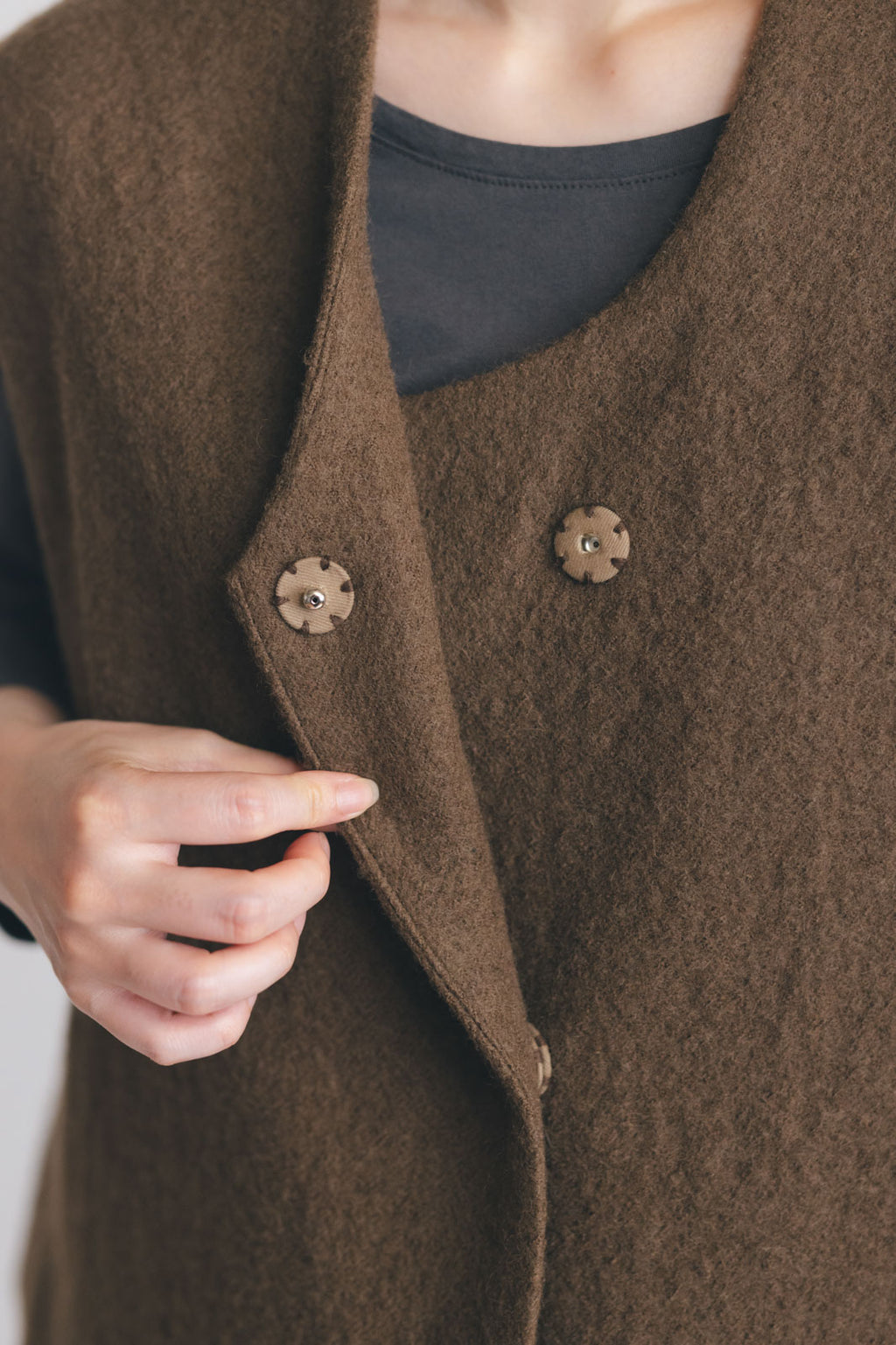 Atelier d’antan Greco ウールベスト