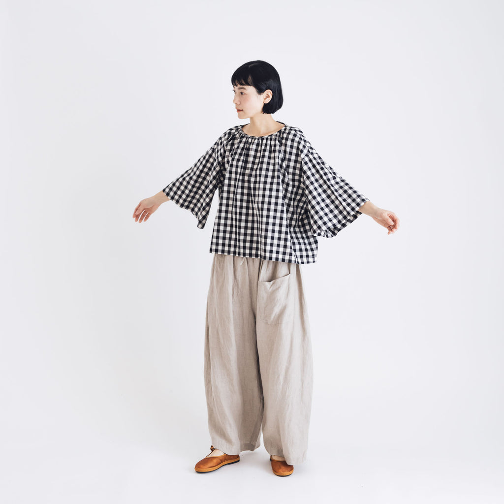 Atelier d’antan Wiley リネンパンツ オートミール