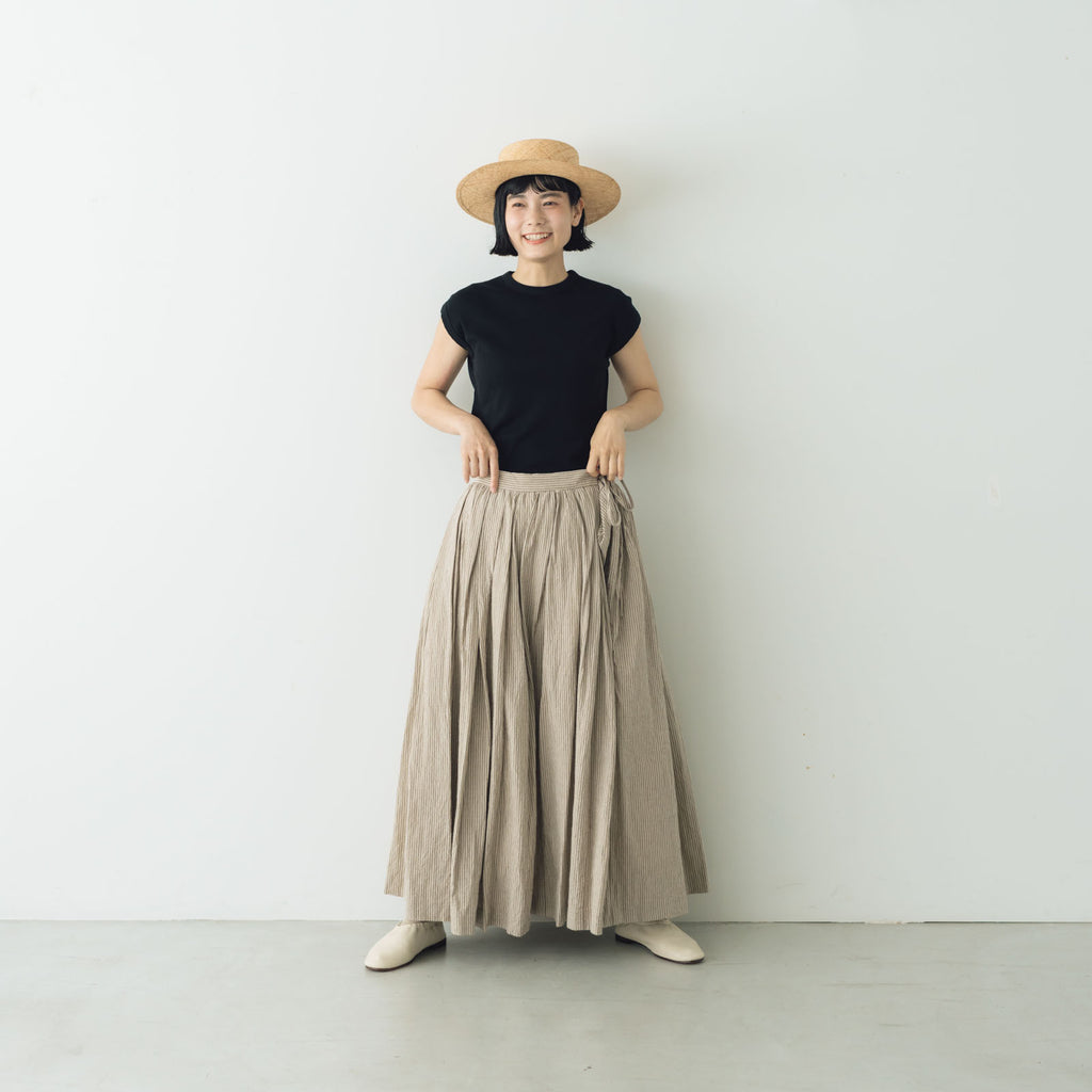 YAECA CANVAS DESIGN ギャザースカート