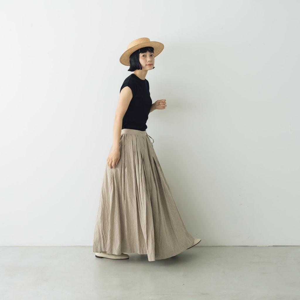 YAECA CANVAS DESIGN ギャザースカート