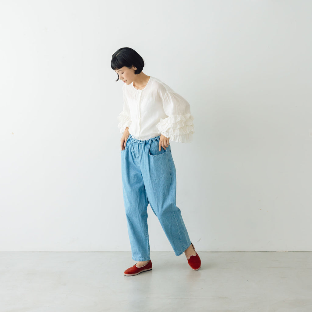 Atelier d’antan Charron デニムパンツ ライトインディゴ