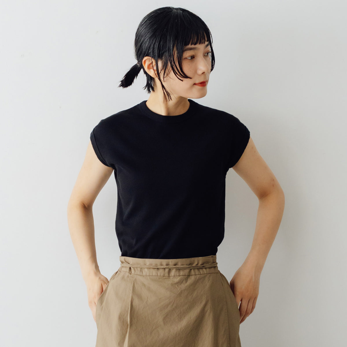 Atelier d'antan Turgot スーピマコットンカットソーフレンチ ｜くらす