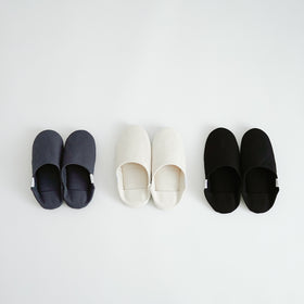 ABE HOME SHOES 帆布バブーシュ