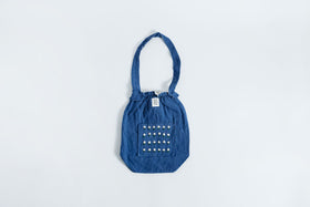 pot and tea リネン小花刺繍バッグ