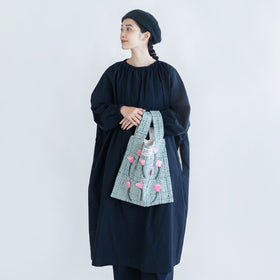 pot and tea コサージュ付きバッグ