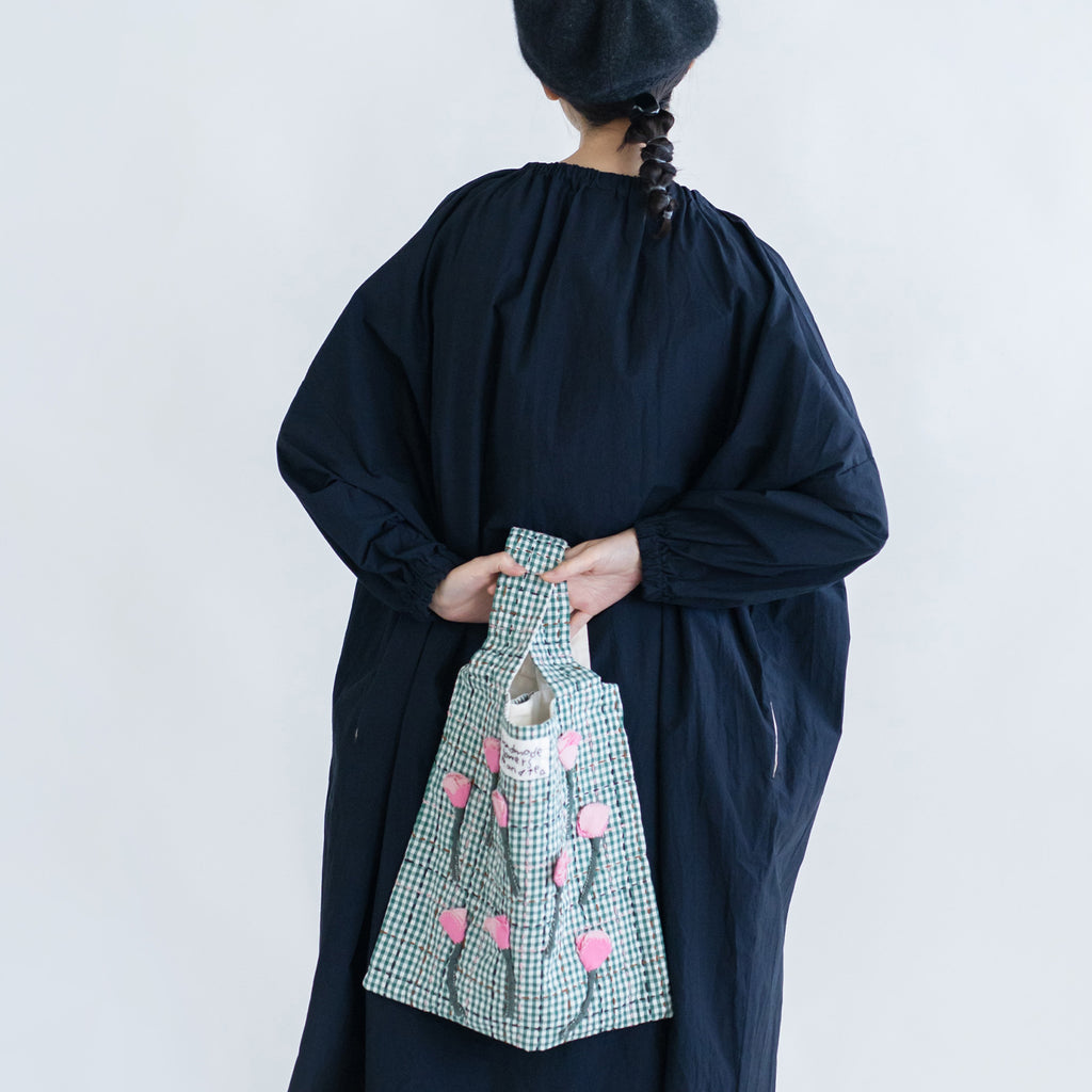 pot and tea コサージュ付きバッグ