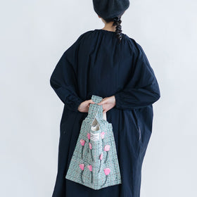 pot and tea コサージュ付きバッグ