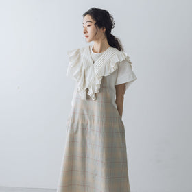 BUNON マドラスリボンキャミドレス