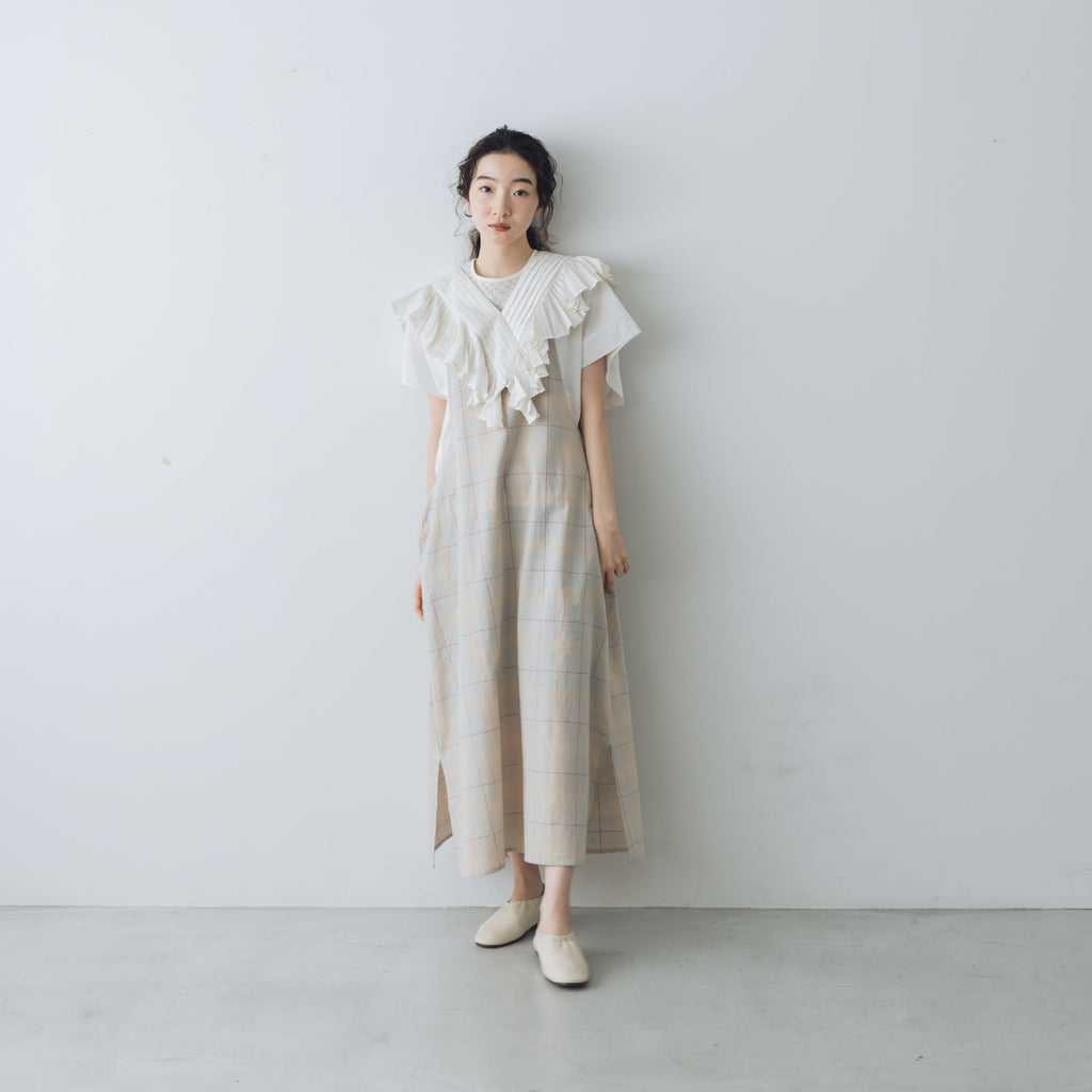 BUNON マドラスリボンキャミドレス