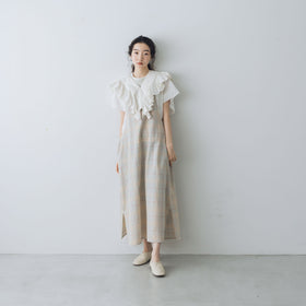 BUNON マドラスリボンキャミドレス