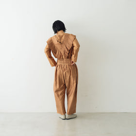 BUNON ワイドベルトパンツ