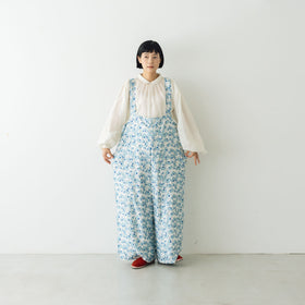 BUNON エンブロイダリー カラーブラウス(ドット)