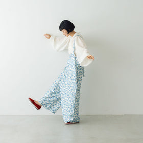 BUNON エンブロイダリー カラーブラウス(ドット)