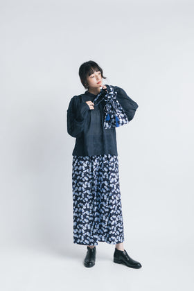 BUNON エンブロイダリー ドローストリングバッグ