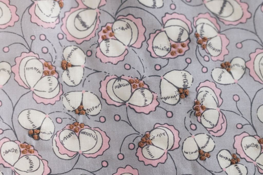 BUNON エンブロイダリー ドローストリングバッグ