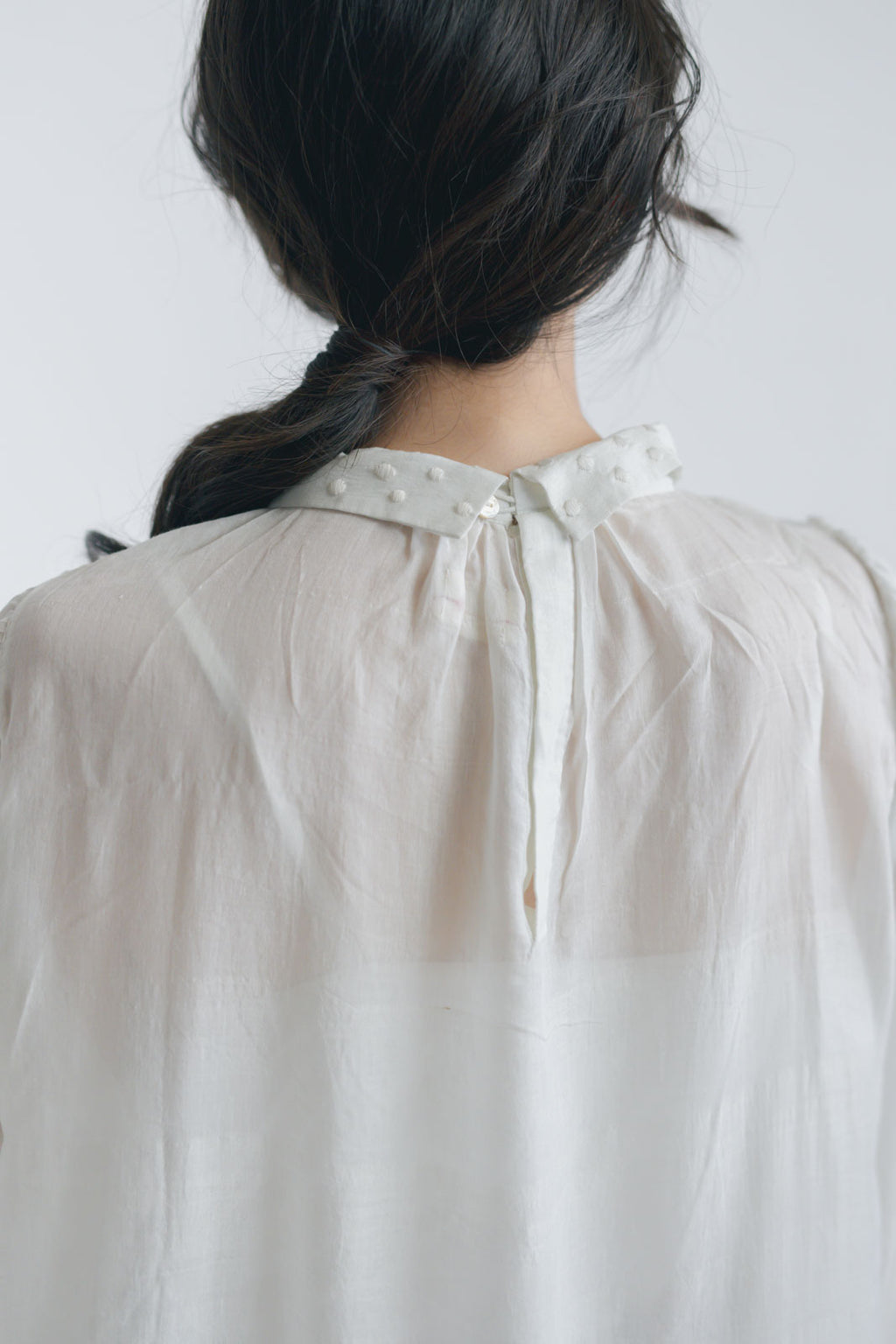 BUNON エンブロイダリー カラータックドレス