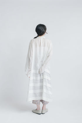 BUNON エンブロイダリー カラータックドレス